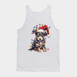 Christmas Puppy Tank Top